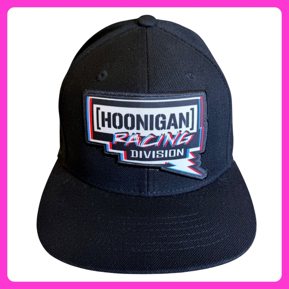 Hoonigan Racing Division Hat Cap Men Black Snapback Race Pennzoil Patch